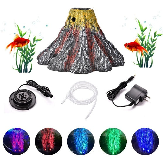 Transform Your Aquarium with Our Volcano Ornament Package